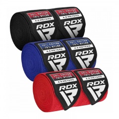 RDX Sports RB 4.5m Boxing and MMA Hand Wraps Multicoloured Set (3 Pairs)